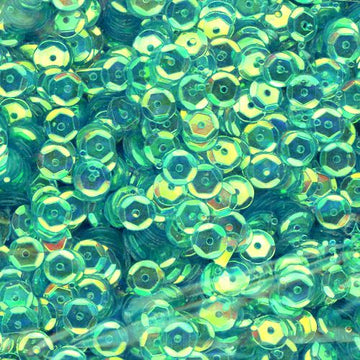 8mm Slightly Cupped Crystal Iris Bali Breeze 100 Grams