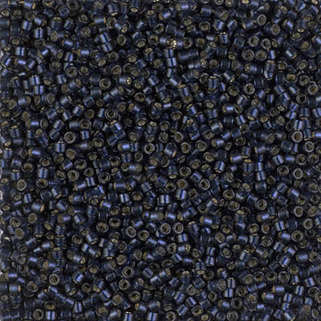 Delica 11/0 Duracoat Silver Lined Dark Navy
