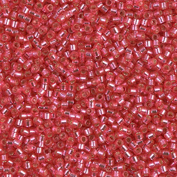 Delica 11/0 Duracoat Silver Lined Pink Hibiscus