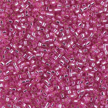 Delica 11/0 Duracoat Silver Lined Pink Parfait