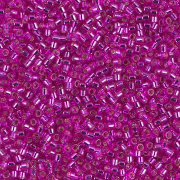 Delica 11/0 Silver Lined Fuchsia