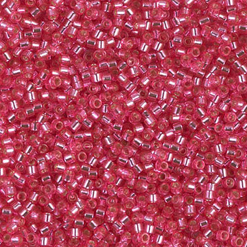 Delica 11/0 Silver Lined Dark Pink