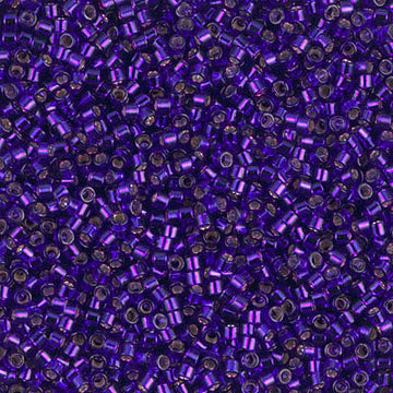 Delica 11/0 Silver Lined Dark Violet