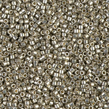 Delica 11/0 Duracoat Galvanized Light Pewter