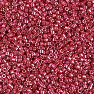 Delica 11/0 Duracoat Galvanized Light Cranberry