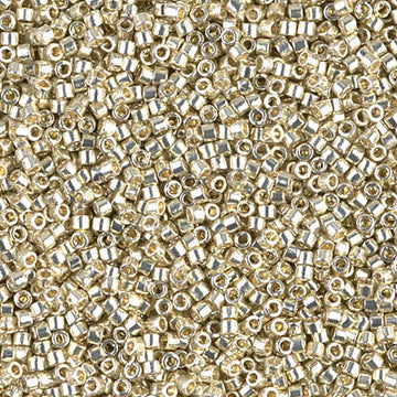 Delica 11/0 Duracoat Galvanized Silver