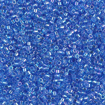 Delica 11/0 Transparent Blue AB