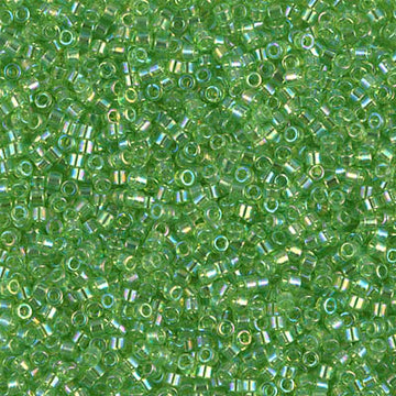 Delica 11/0 Transparent Dk Peridot AB