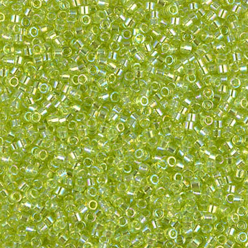 Delica 11/0 Transparent Chartreuse AB