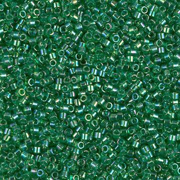 Delica 11/0 Transparent Green AB
