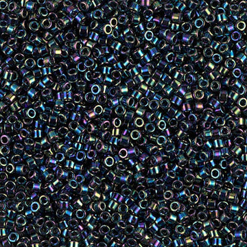 Delica 11/0 Dark Blue Metallic Rainbow