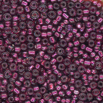 11/0 Bead Silver Lined Berry 100 Grams