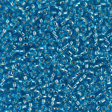 11/0 Miyuki Silver Lined Dark Aqua 24-gram tube