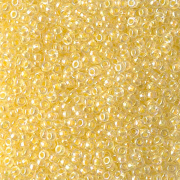 11/0 Miyuki Light Yellow Lined Crystal AB 24-gram tube