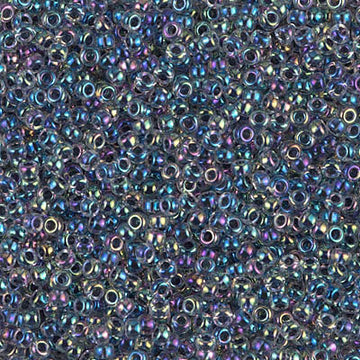 11/0 Miyuki Varigated Blue Lined Crystal AB 24-gram tube