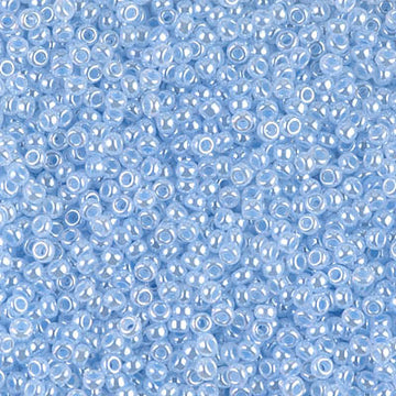 11/0 Miyuki Sky Blue Ceylon 24-gram tube
