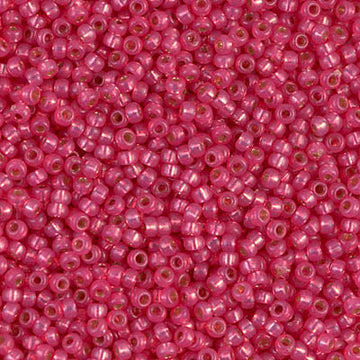 11/0 Miyuki Duracoat Silver Lined Hot Pink 24-gram tube