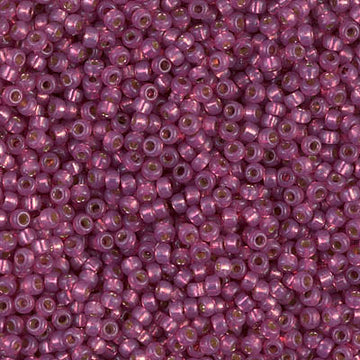 11/0 Miyuki Duracoat Silver Lined Fuchsia 24-gram tube