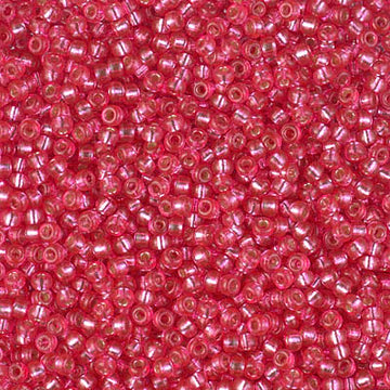 11/0 Miyuki Duracoat Dyed Silver Lined Fuchsia 24-gram tube