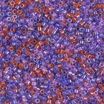 Delica 11/0 Luminous Mix 5 Wildberry