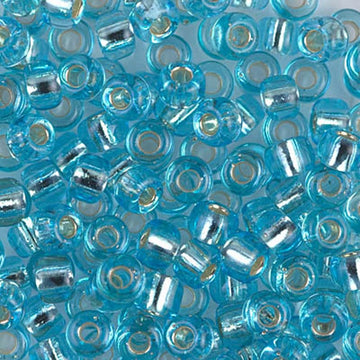 6/0 Miyuki Silver Lined Lt. Blue 20-gram tube