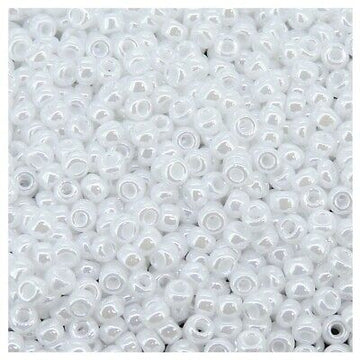 6/0 Miyuki White Pearl Ceylon 20-gram tube