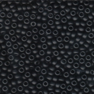 6/0 Miyuki Black Matte 20-gram tube