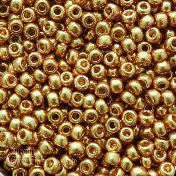 6/0 Miyuki Duracoat Galvanized Gold 20-gram tube