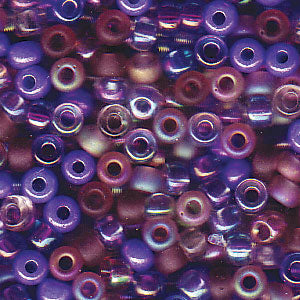 8/0 Miyuki Lilacs Mix 22-gram tube