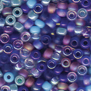 8/0 Miyuki Caribbean Blues Mix 22-gram tube