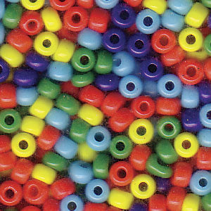 8/0 Miyuki Opaque Rainbow Mix 22-gram tube