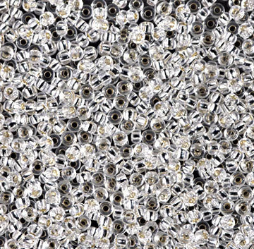 11/0 Miyuki Silver Lined Crystal 250 grams