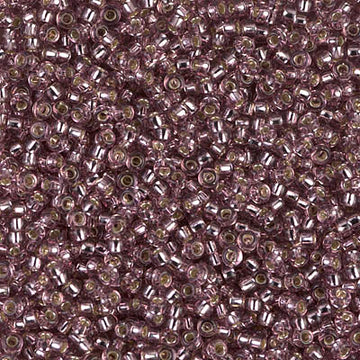 11/0 Miyuki Silver Lined Smoky Amethyst 24-gram tube