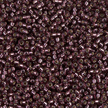 11/0 Miyuki Silver Lined Dark Smoky Amethyst 24-gram tube