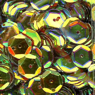 8mm Slightly Cupped Crystal Iris Bordeaux 50 Grams