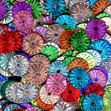 Metallic 6mm Flat Embossed Mix
