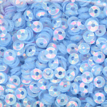 3mm Fully Cupped Opalescent Hydrangea 50 grams