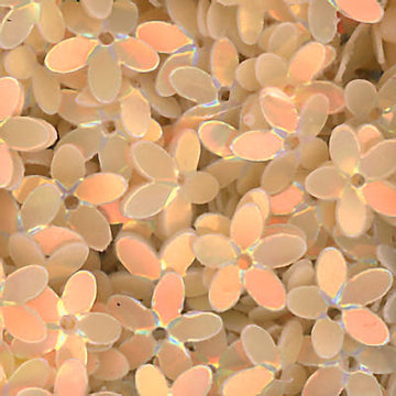 10mm Cupped Opalescent Flower Cashmere