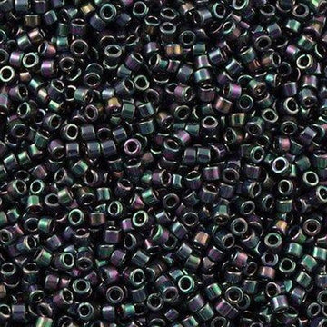 Delica 11/0 Metallic Plum Green