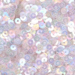 3mm Flat Iridescent Clear 50 Grams