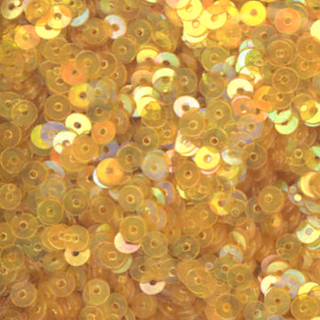 3mm Flat Iridescent Golden Yellow 50 Grams