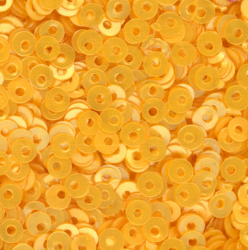 3mm Flat Satin Maize Yellow 50 Grams