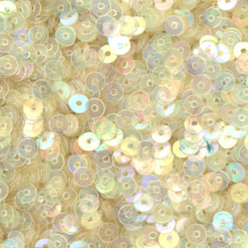 4mm Flat Iridescent Buttercream 50 Grams
