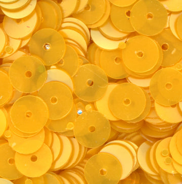 6mm Flat Satin Maize Yellow 50 Grams