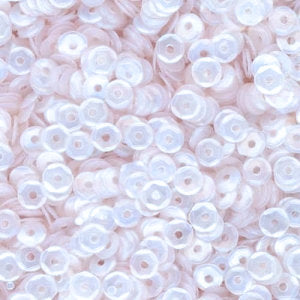 4mm Slightly Cupped Satin White