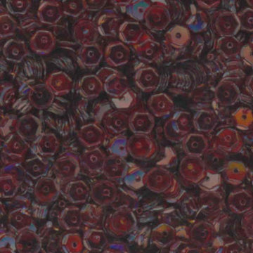 5mm Slightly Cupped Ruby Slipper (no iridescence) 50 Grams