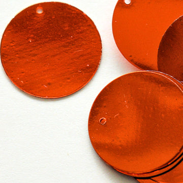 20mm Metallic Paillette Orange 50 grams