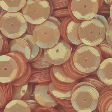 10mm Slightly Cupped Satin Latte 100 Grams