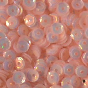 4mm Slightly Cupped Opalescent Peony 50 grams