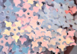 10mm Starflake White Opalescent 50 grams